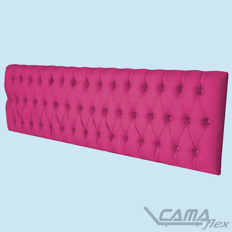 Painel tamanho king rosa pink